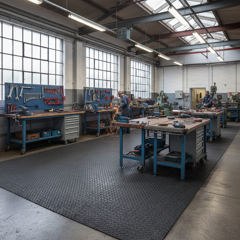 Assembly Line Rubber Sheet Industrial Grade - Real Life Application 2