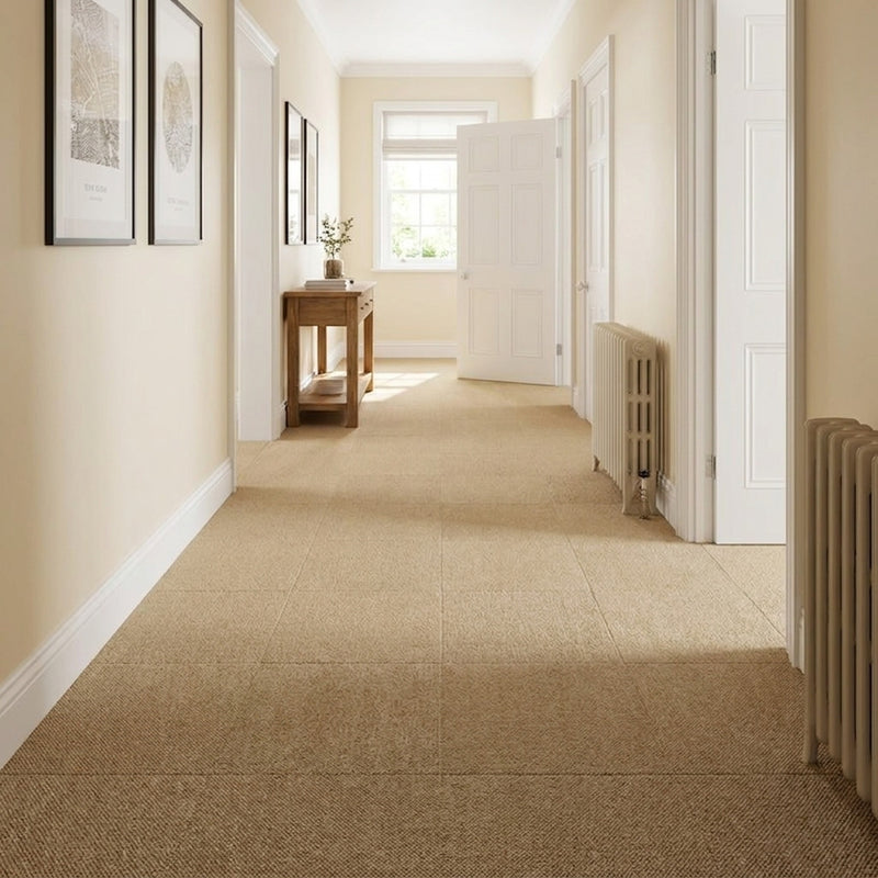 Sand carpet tiles lifestyle