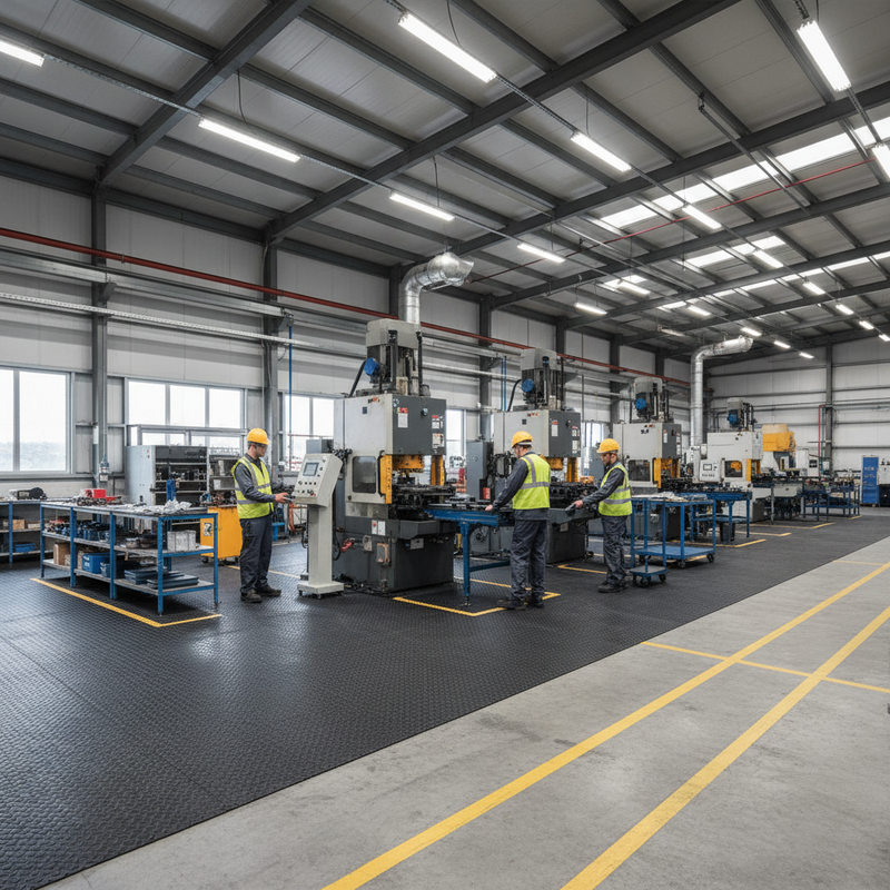 Abrasion Resistant Rubber Sheet Heavy Duty - In Use