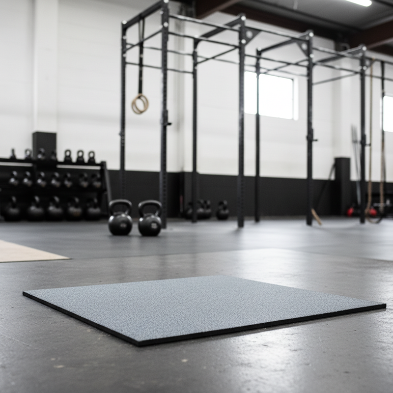MatPro Matterhorn Gym Mats in CrossFit Box