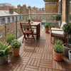 Brown carpet tiles lifestyle