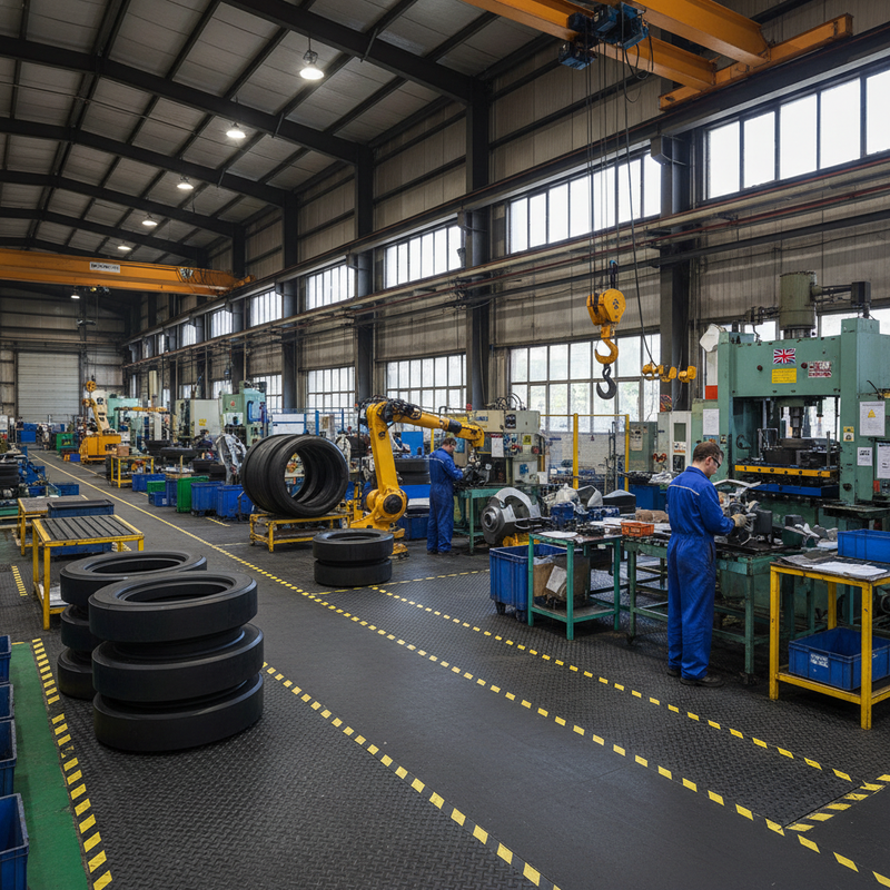 Rubber Sheet 1200x1000mm Pre-Cut Heavy Duty Workbench Mat - Real Life Application 3