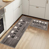 Anti-Fatigue Kitchen Mat Runner Set | 2-Piece | 40x120cm + 40x60cm | Rubber Back | Free UK Delivery