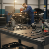Neoprene Rubber Sheet 3mm Oil Resistant Industrial Grade - In Use