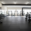 63mm Acoustic Rubber Tiles in commercial powerlifting gym - ultimate soundproofing solution