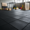 SafeStep 43mm rubber flooring tiles in UK freerunning training centre