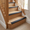 Black self-adhesive PVC stair nosing UK home wooden staircase