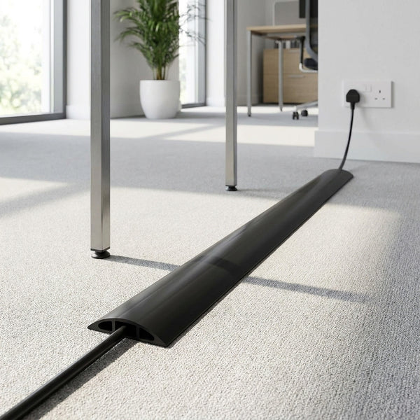 Floor Cable Cover 1.8m Black - Image 2
