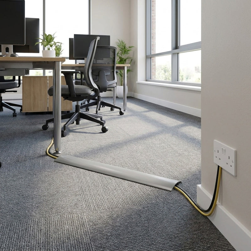 Floor Cable Cover 1.8m Grey - Image 2