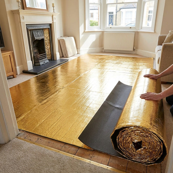 Acoustic Gold Laminate Underlay 5mm 15m² - Image 2
