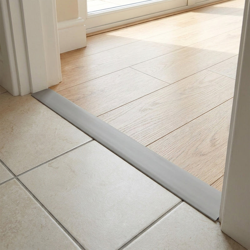 PVC Self-Adhesive Floor Transition Strip 2m Grey - Image 2
