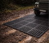 Mud Control Rubber Grass Mat — Heavy Duty Ground Stabilisation for Waterlogged Areas — 15mm Drainage