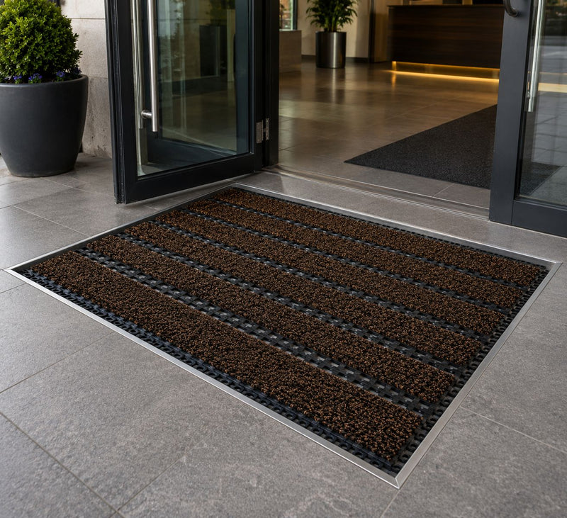 Modular Entrance Matwell Tiles | 16mm Commercial Entrance Mat System | Cut to Fit | Multiple Colours