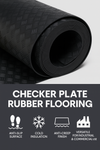Checker Plate Rubber Flooring – Heavy-Duty, Anti-Slip Surface for Industrial & Commercial Use