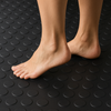 Non-Slip Heavy Duty Rubber Flooring Rolls with Studded Dot Penny Pattern for Maximum Safety