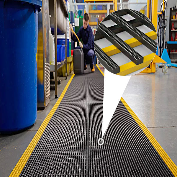 Heavy Duty Factory Mat Herongripa Non Slip for Food Service Areas