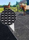 Ultra-Durable Heavy Duty Black Rubber Grass Mats for Lawns & Landscapes