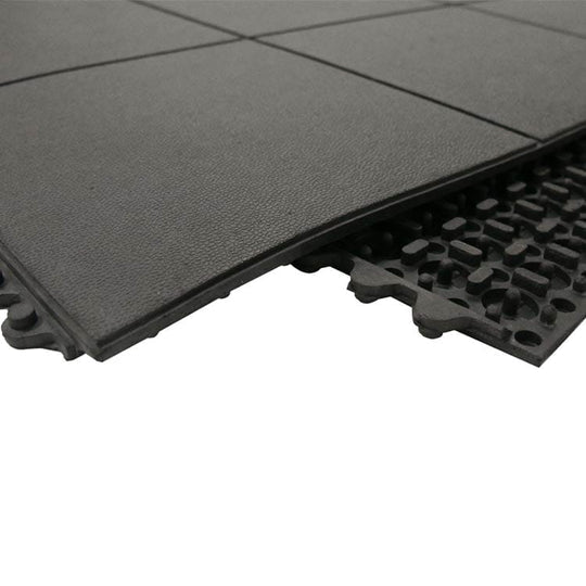 Rubber Garage Floor Tiles Heavy Duty 16mm