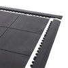 Heavy Duty Safety-Tested Black Playground Tiles for Play Areas