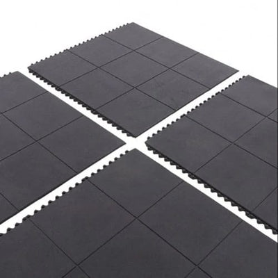 Heavy Duty Black Playground Tiles