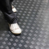 Checker Pattern Rubber Garage Flooring Roll for Enhanced Traction