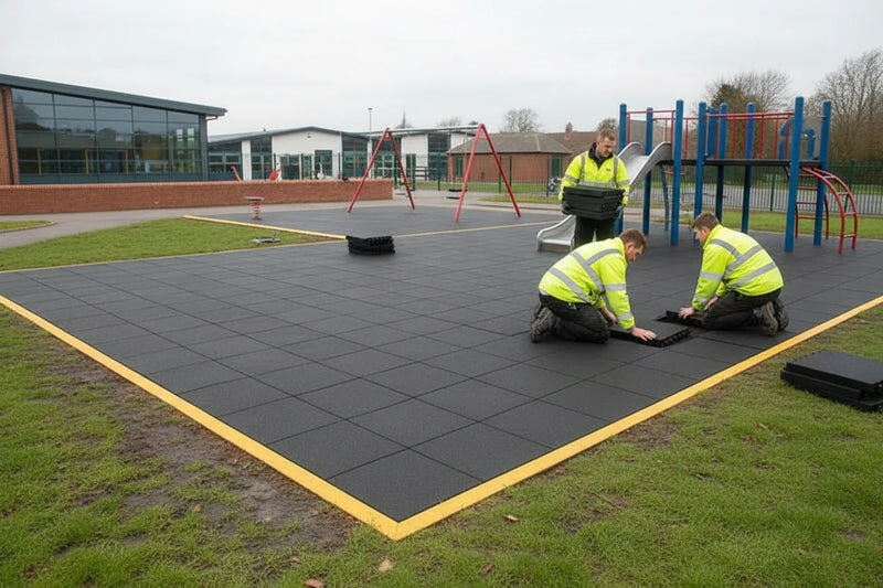 Playground Safety Mats | BS EN 1177 Certified | Shock Absorbing | Schools & Parks