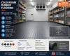 Cold Room Rubber Flooring | Walk-In Freezer Mat | R11 Non-Slip | -20°C Rated | Free UK Delivery