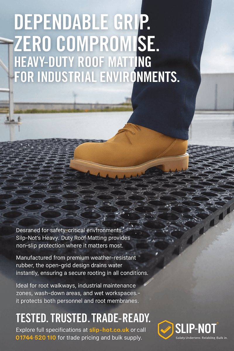 Extra Heavy-Duty Open Ring Matting for Wet Areas