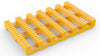 Goldenrod Safety Walkway Matting Four Way Drainage System Matting Slip Resistance