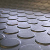 Non Slip Heavy Duty Rubber Flooring Rolls Studded Dot Penny Pattern Rolls Cut Lengths