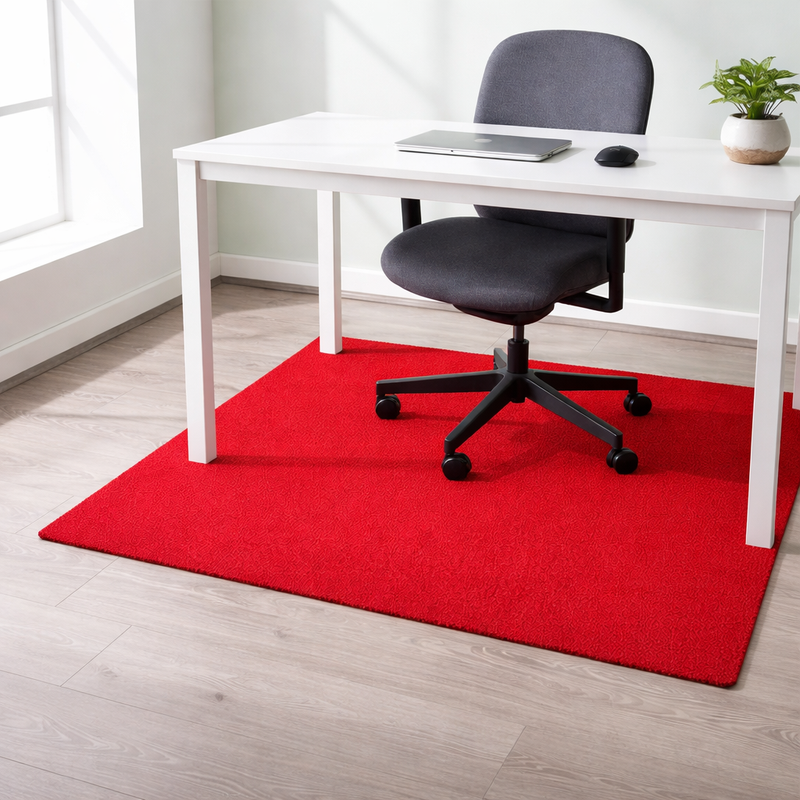 Premium Fabric Chair Mat — close-up texture detail