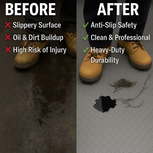 Round Dot Rubber Kennel Flooring – R11 Slip Rated, Oil-Resistant Safe, Durable & Comfortable Pet Surface - Image 7 - Rubber Matting Direct UK