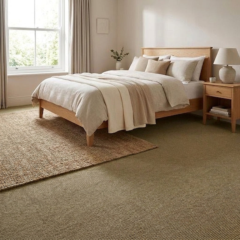 Khaki carpet tiles lifestyle