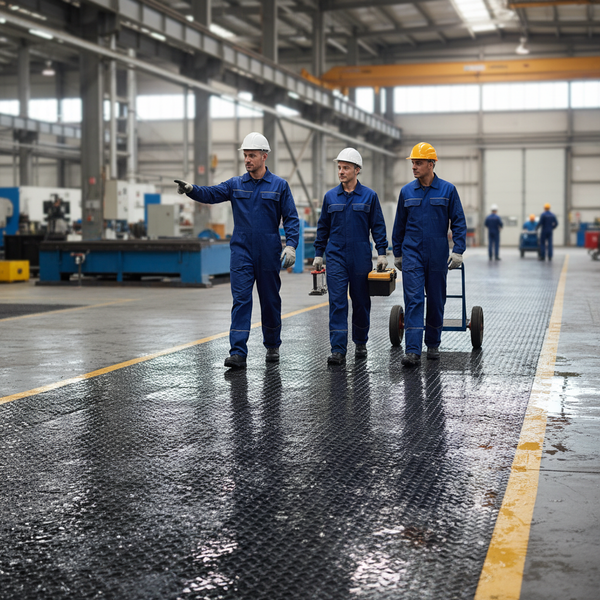 Anti-slip Rubber Flooring - Premium SBR Rubber Sheet