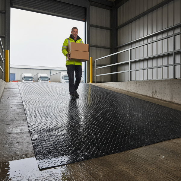 Anti-slip Rubber Flooring - Premium SBR Rubber Sheet