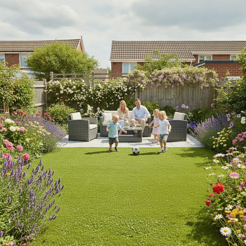 Premium 40mm Artificial Grass UK - Application Setting
