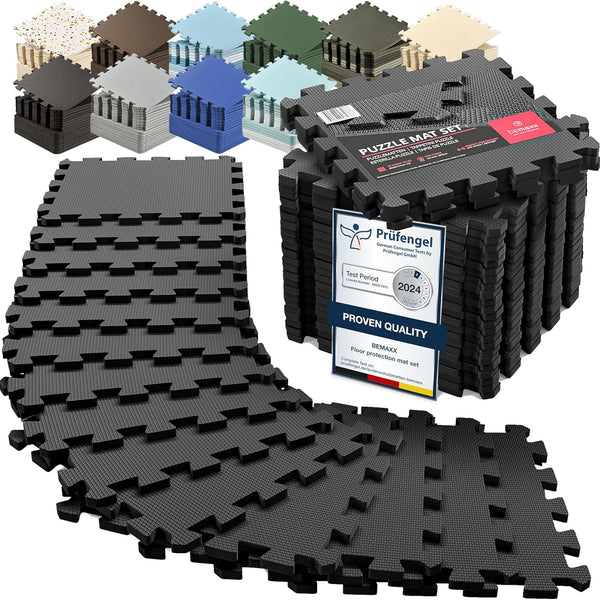 Interlocking Foam Floor Tiles | 18pc EVA Puzzle Mat Set | Home Gym & Play Areas | Free UK Delivery - Professional UK commercial setting 1