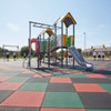 Shock-Absorbing Playground Safety Mat | 50x50cm |  - UK commercial application scene 1