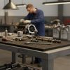 Assembly Line Rubber Sheet Industrial Grade - In Use