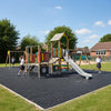 Playground Rubber Safety Mats | 150x100cm 22mm Thi - UK commercial application scene 1