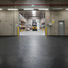 Heavy Duty Checker Plate Rubber Matting Roll | 1.5m Wide | Garage, Gym & Industrial Use