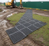 Heavy duty rubber grass mats pack for large projects