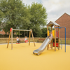 Buttercup Yellow EPDM granules wet pour rubber safety surface playground UK