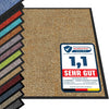 Dirt Trapper Mat - Doormat in Many Sizes - Door Mat for Front Door Indoor and Outdoor Use (Beige, 40 x 60 cm) - Entrance Mat for UK homes and businesses