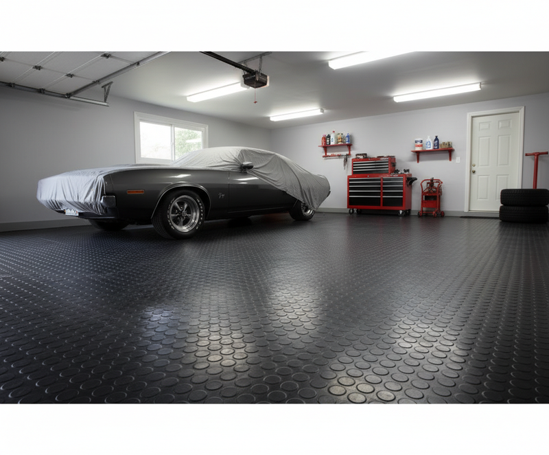 Exhibition Flooring Studded Penny Rubber R11 Non-Slip Trade - image 17 of 19