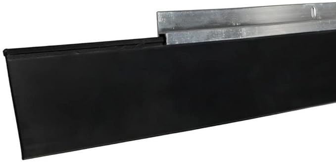 Commercial 50mm Rubber Blade Garage Door Seal - 2.44m