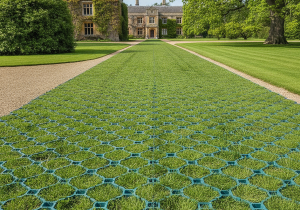 Permeable Ground Reinforcement Grids - Rubber Matting Direct UK