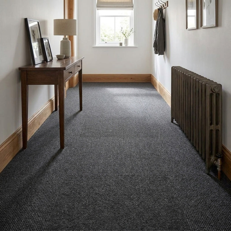Dark Grey carpet tiles lifestyle