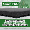 MatPro 63mm Anti-Shock Gym Flooring Tile close-up