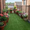 Artificial grass 20mm dark green UK balcony